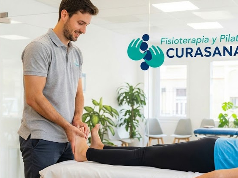 Tratamiento de fisioterapia para fascitis plantar en el talón