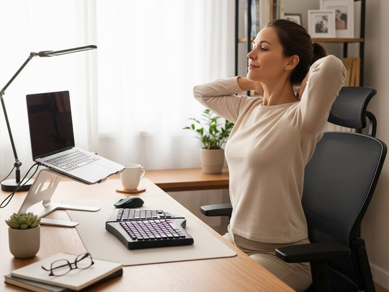 Ergonomía y buenas posturas para prevenir el dolor cervical en Torrejón de Ardoz