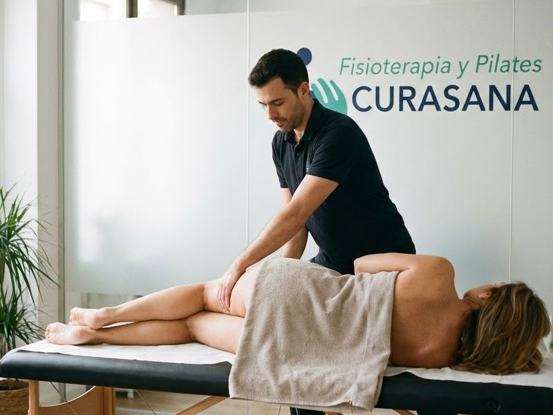 Tratamiento de fisioterapia para el dolor de glúteo